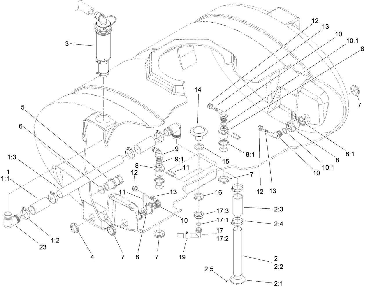 Internal Sprayer Component Assembly No. 2