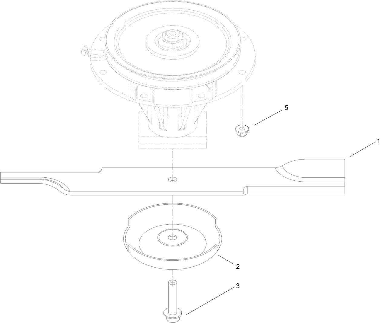 Spindle and Blade Assembly