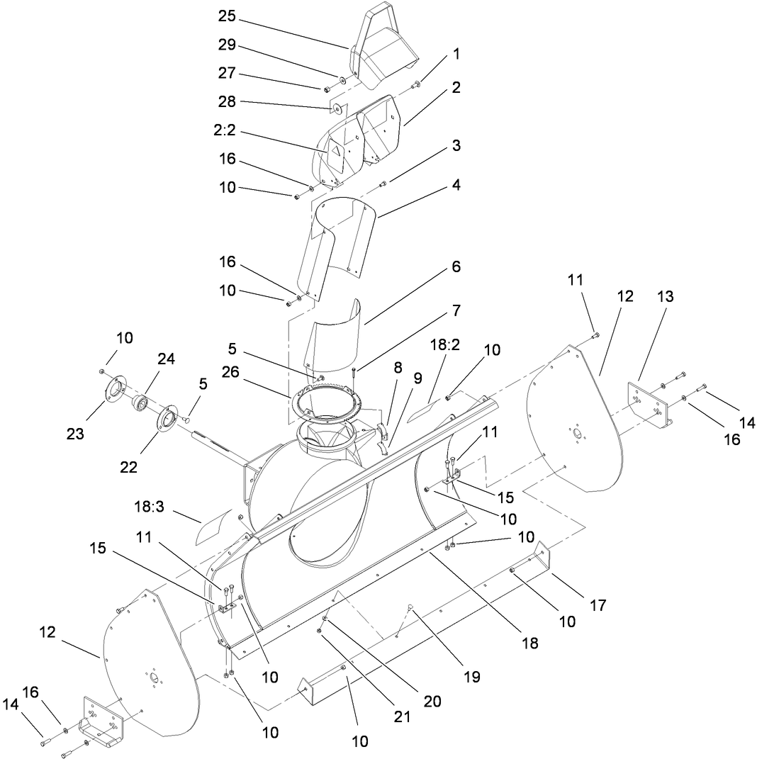 Discharge Chute Assembly