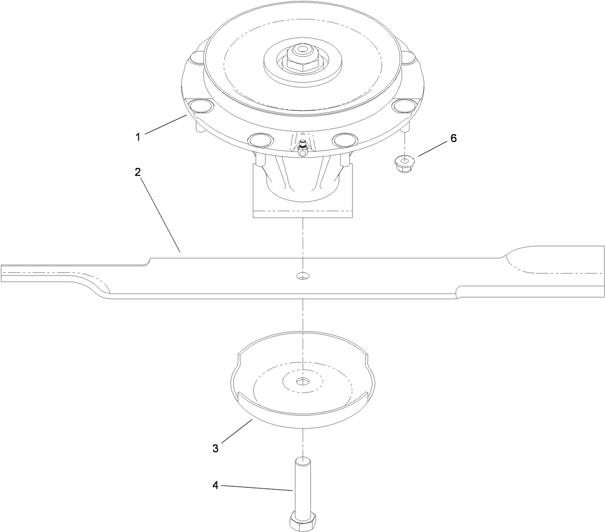 Spindle and Blade Assembly
