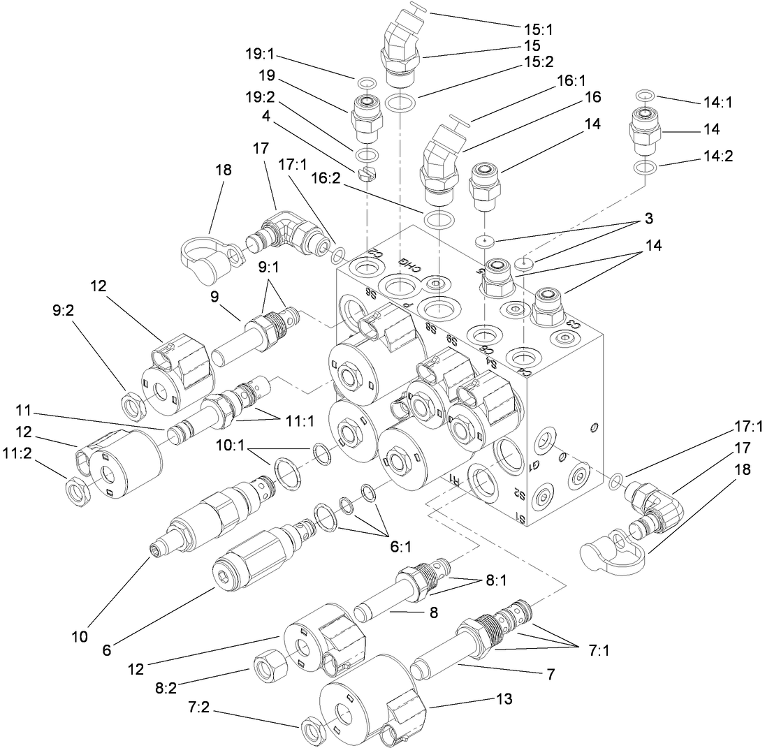 Lift Manifold Assembly No. 119-5344