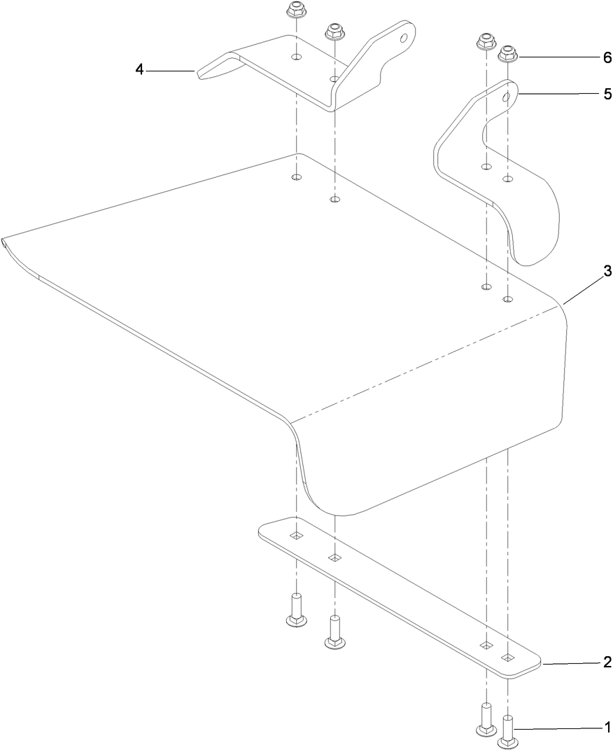 Rubber Deflector Assembly No. 108-7770