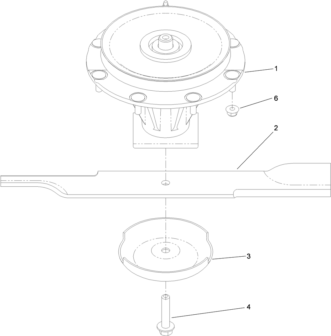 Spindle and Blade Assembly