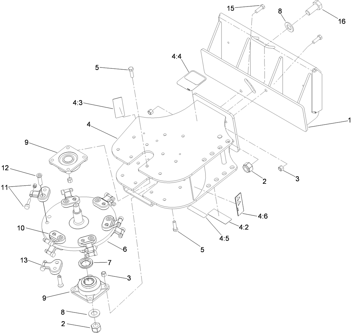 Grinder Frame and Head Assembly