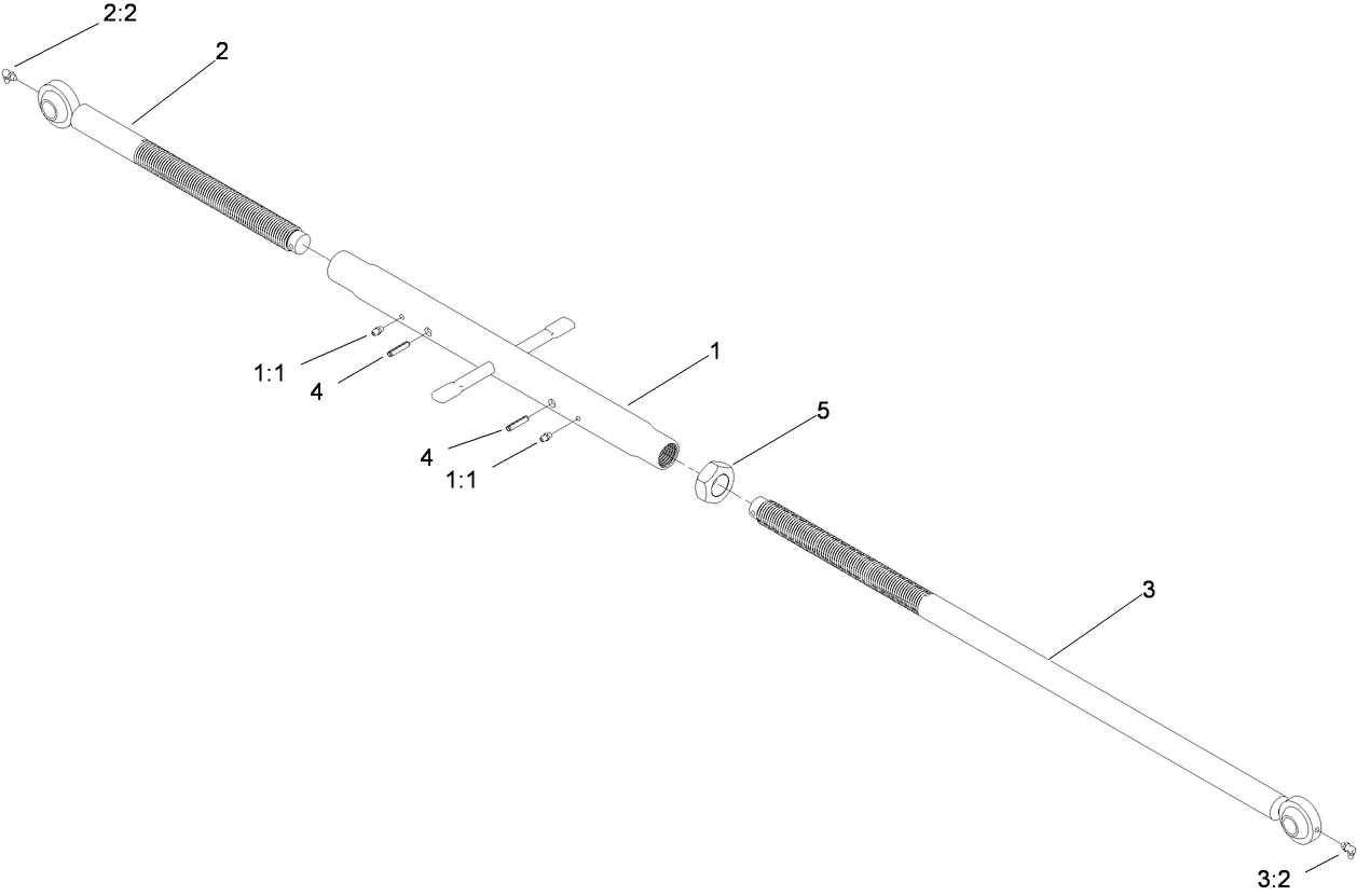 Pitch Control Link Assembly No. 110-2991