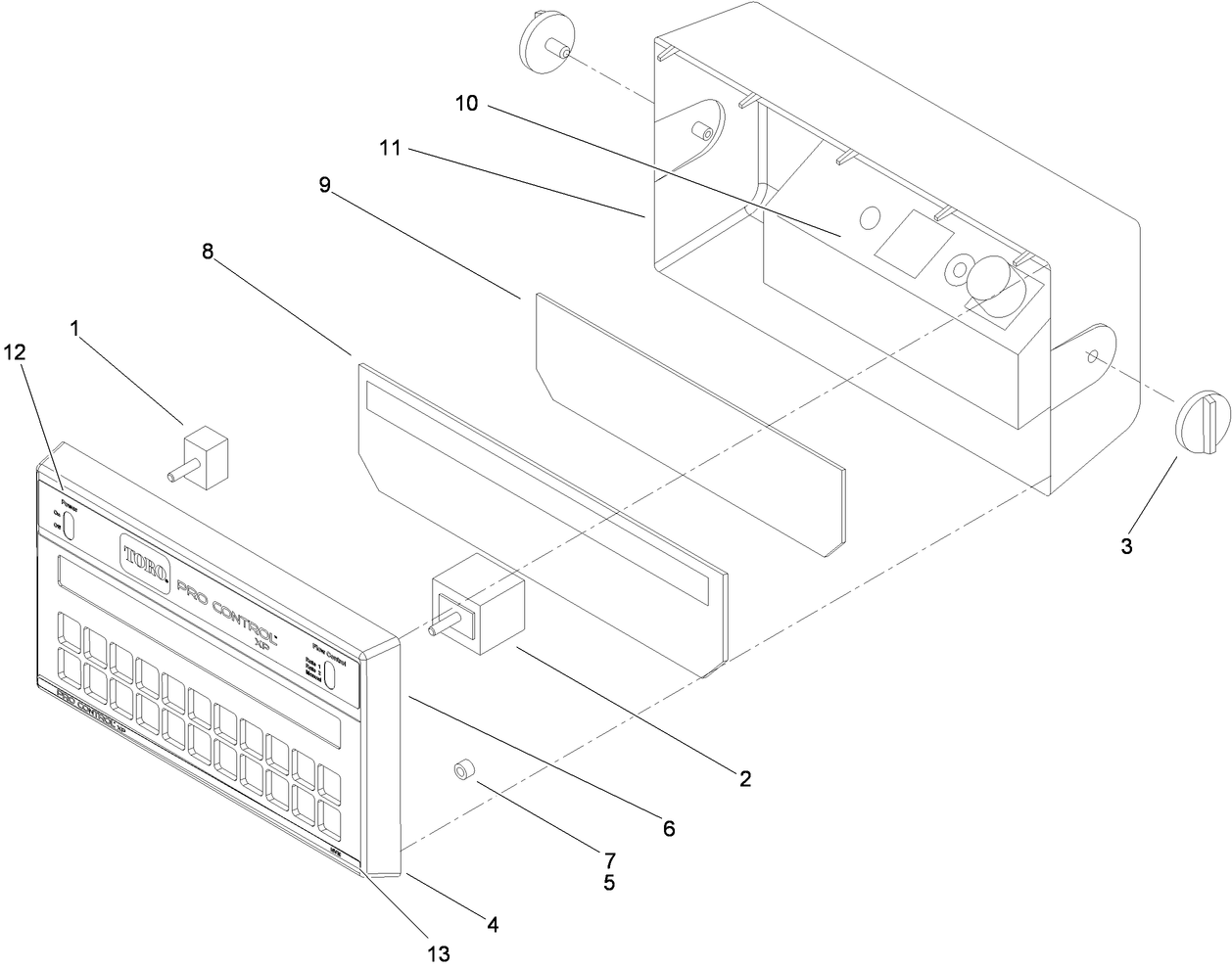 Pro Control XP Console Assembly No. 119-4890