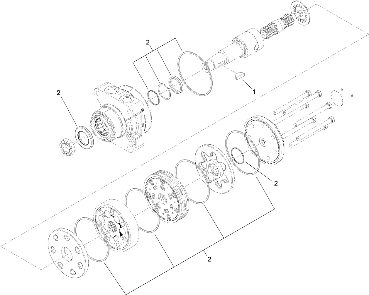 Hydraulic Motor Assembly No. 119-4551