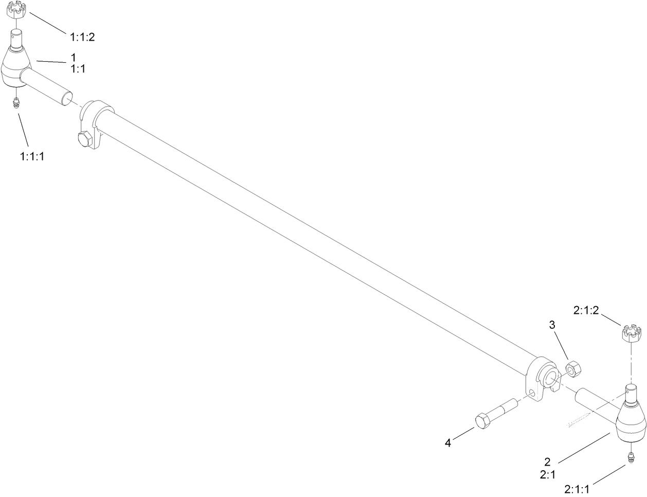 Tie Rod Assembly No. 110-6049-03