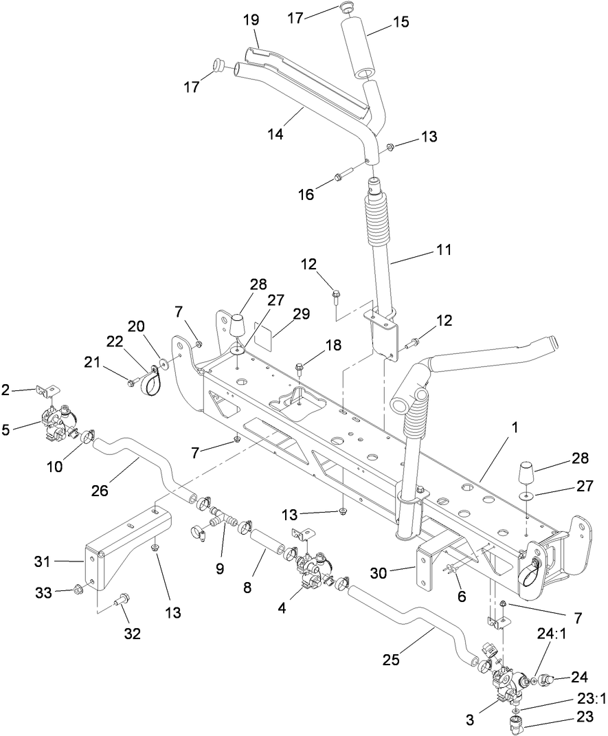 Center Boom Assembly