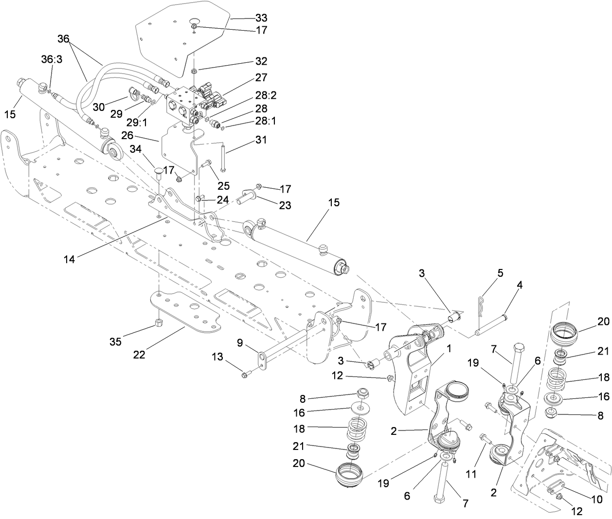 Center Boom Assembly