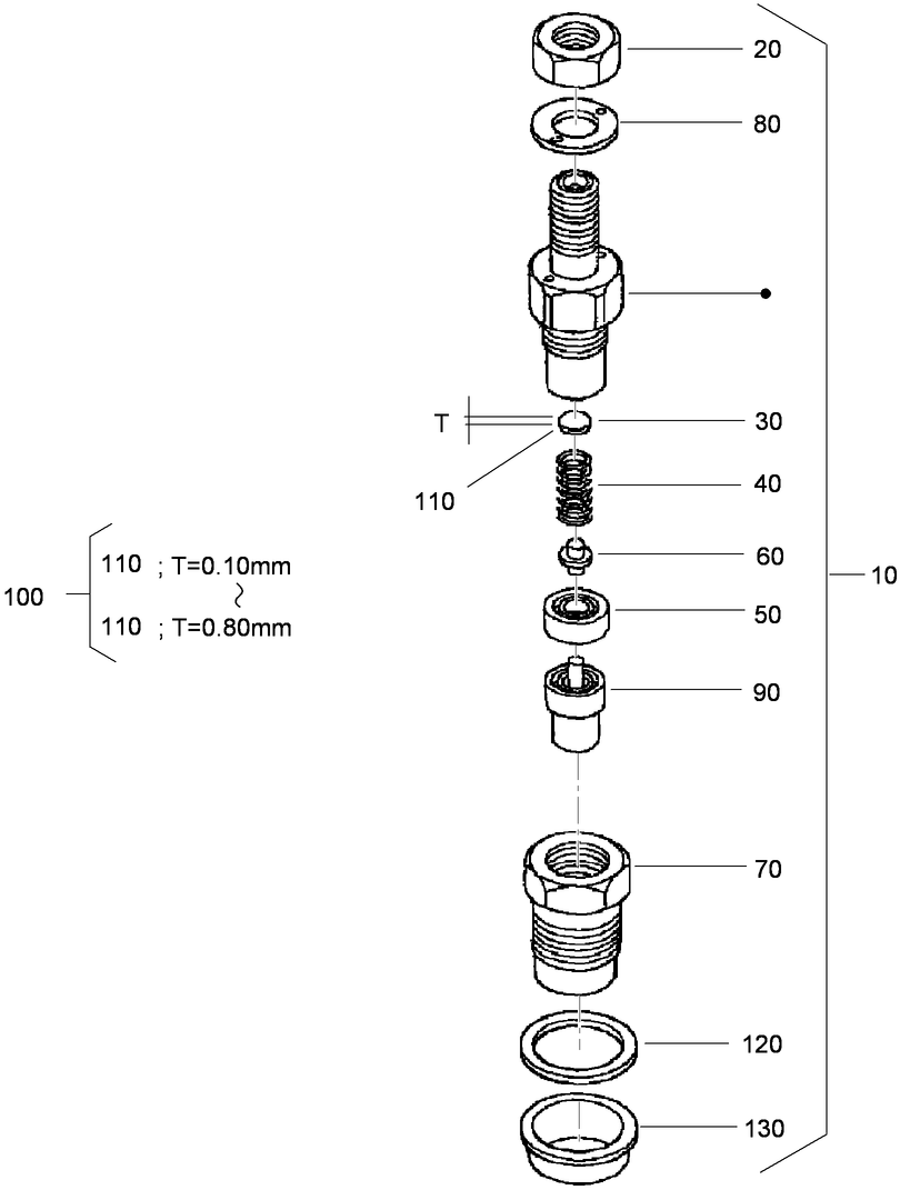 Nozzle Holder Component Assembly