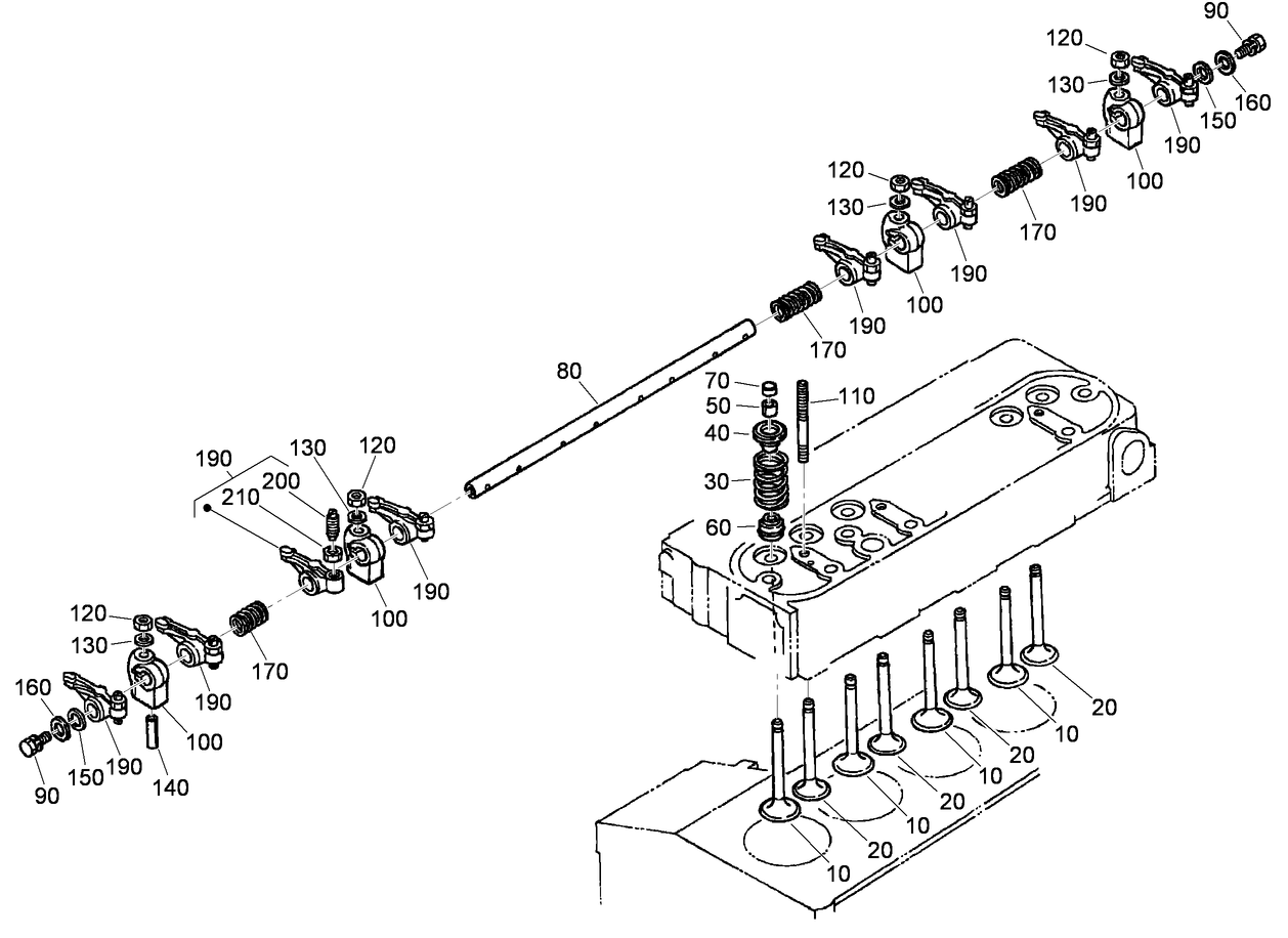 Valve and Rocker Arm Assembly