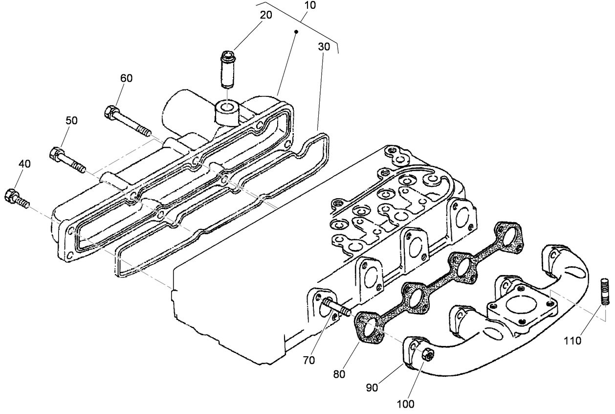 Intake and Exhaust Manifold Assembly