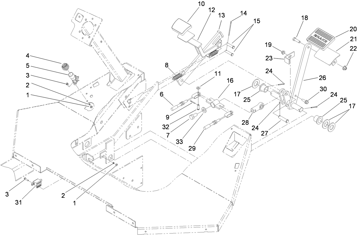 Brake Pedal Assembly