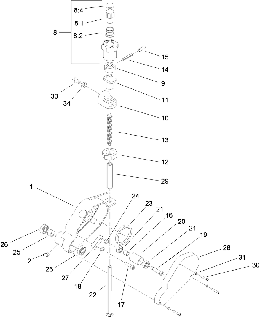 Left Hand Frame Assembly