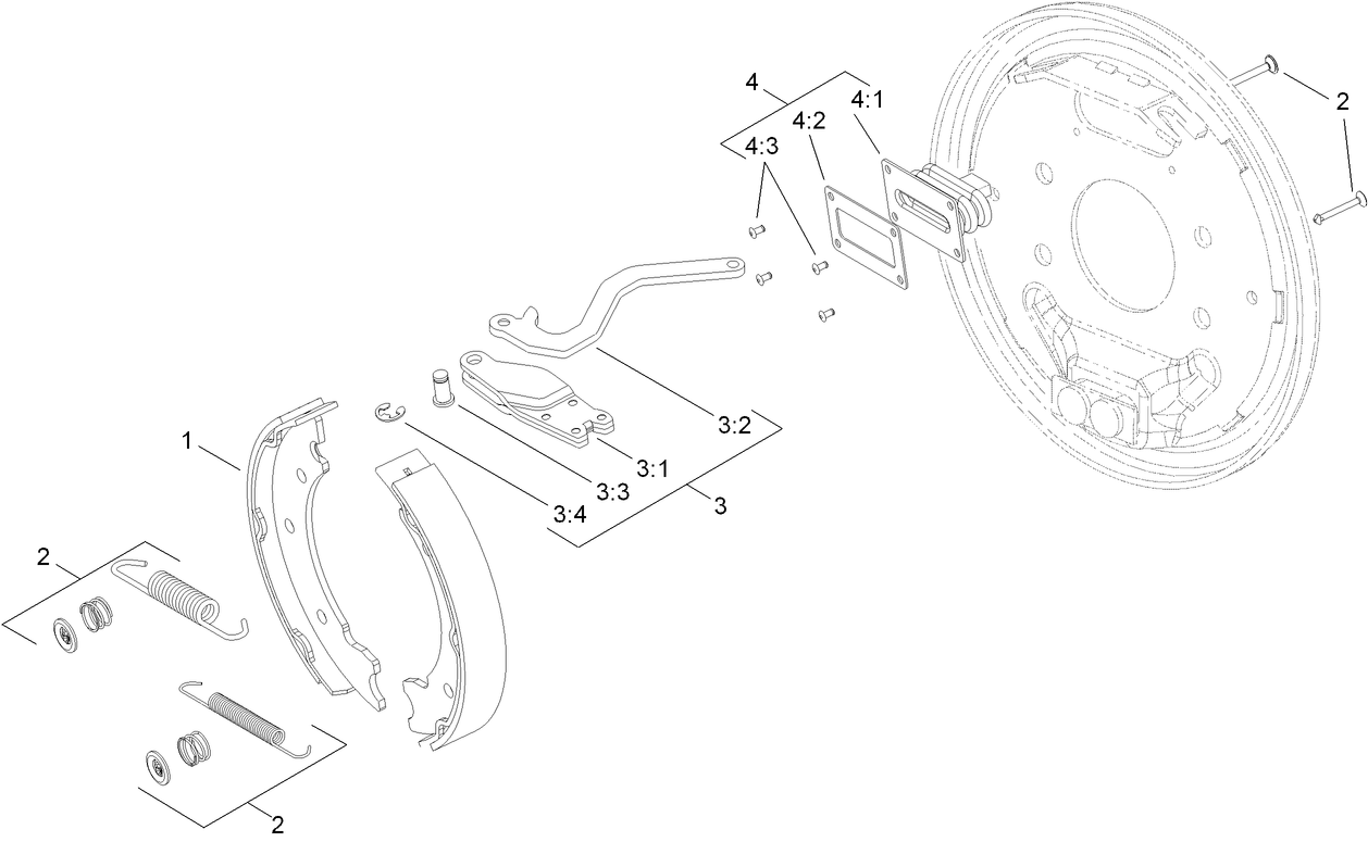 Left Hand Brake Assembly No. 120-0235