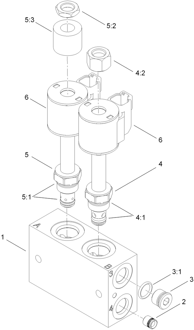Deck Lift Valve Assembly No. 115-0356
