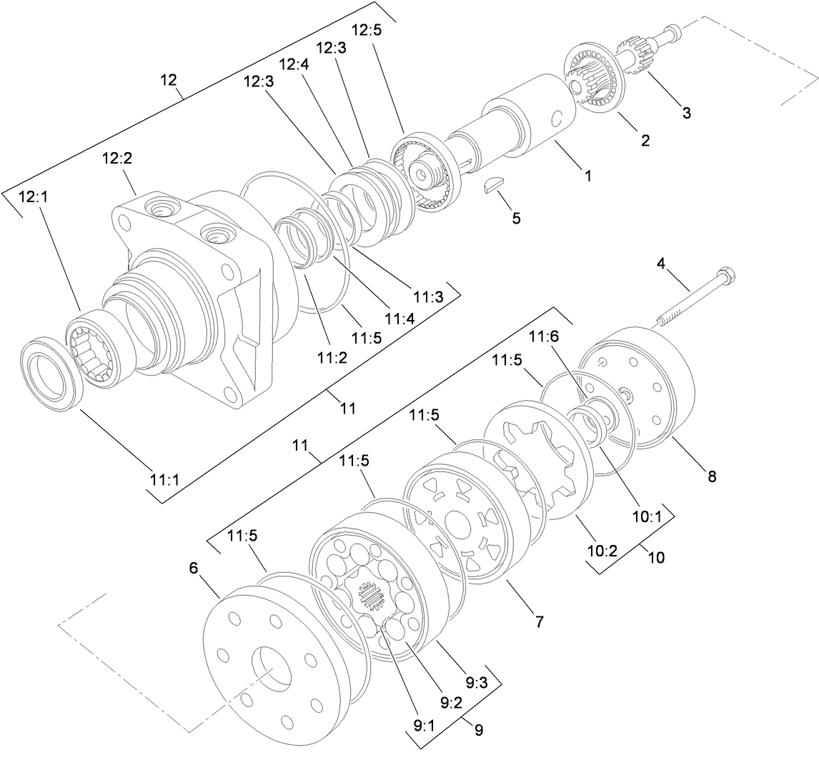Hydraulic Motor Assembly No. 92-9199