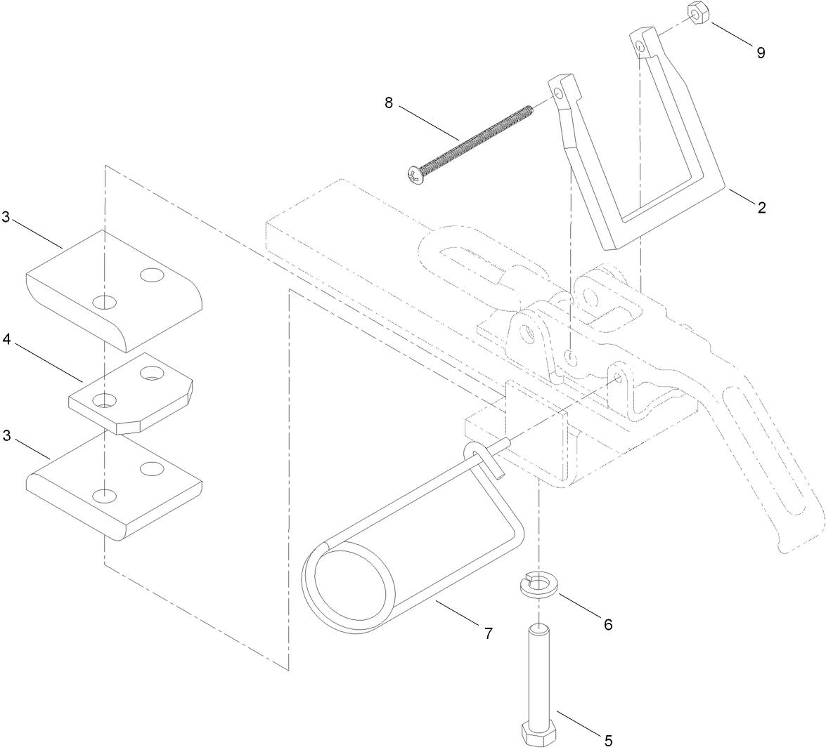 Attachment Clamp Assembly No. T36015800