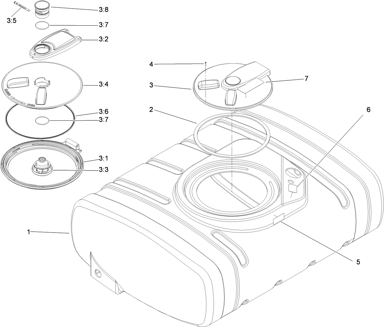 Spray Tank Assembly No. 119-9405