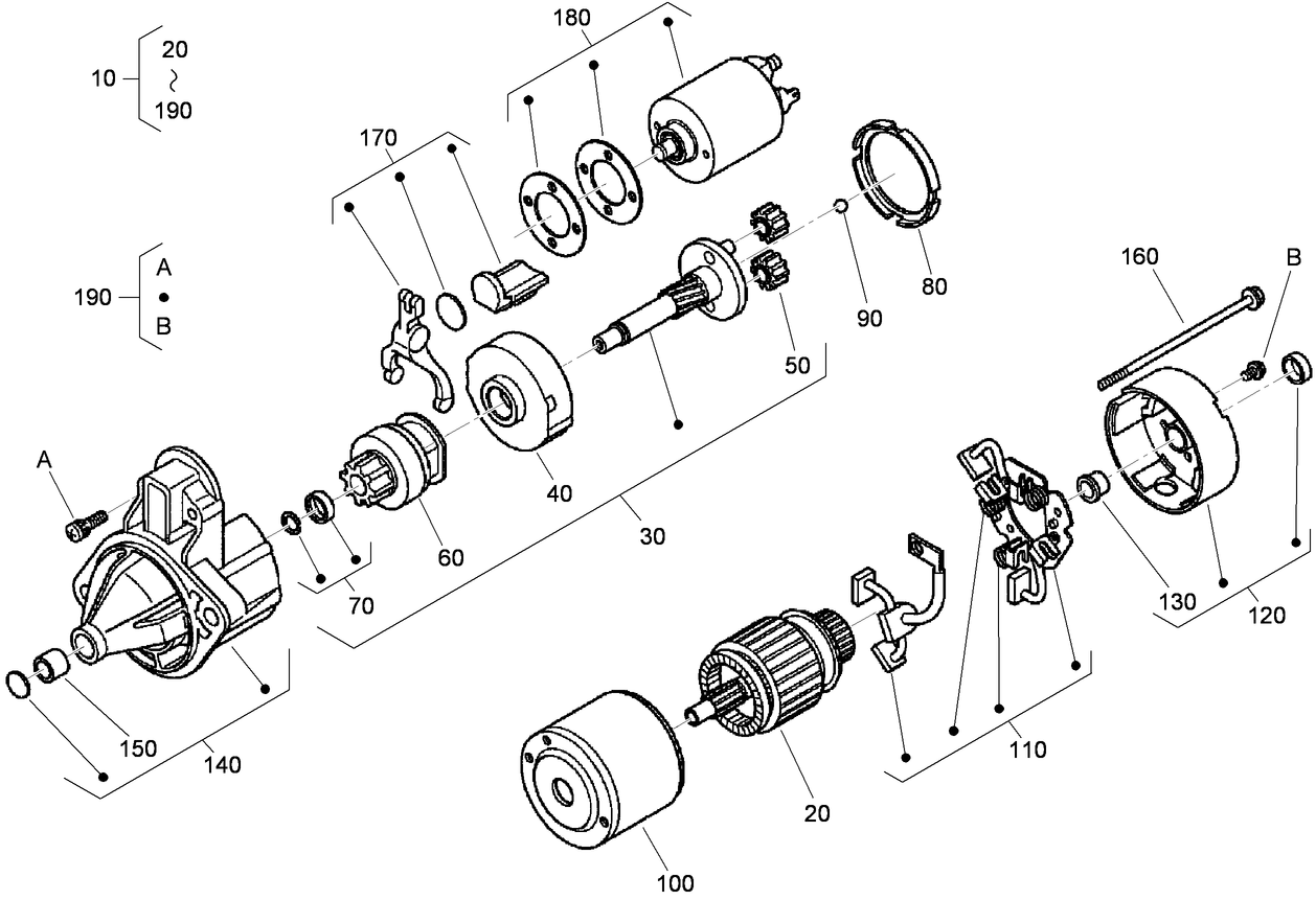 Starter Assembly No. 110-3800