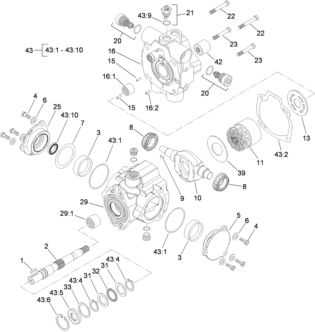 Hydrostat Assembly No. 105-0494