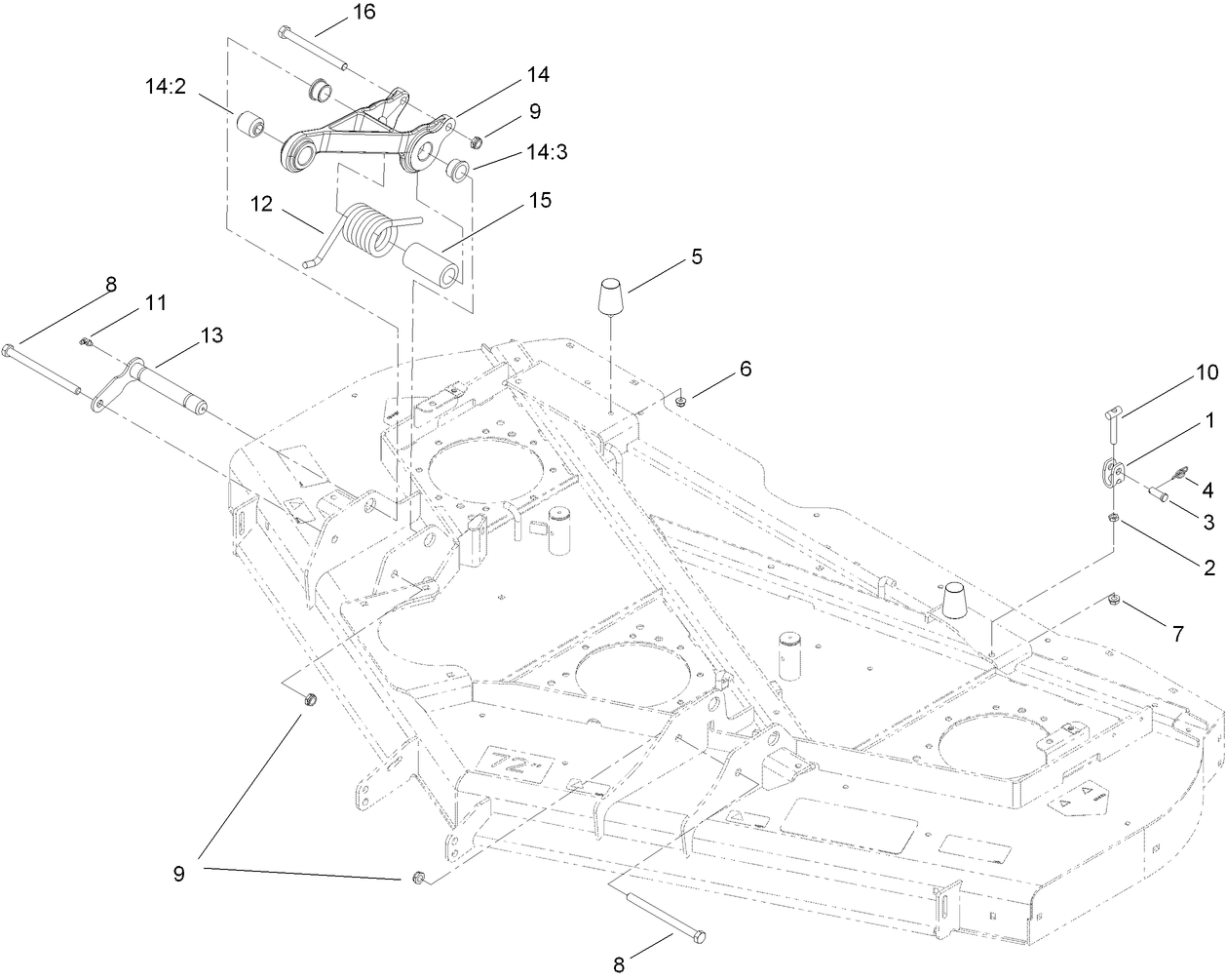 Adjustment Link and Bumper Assembly