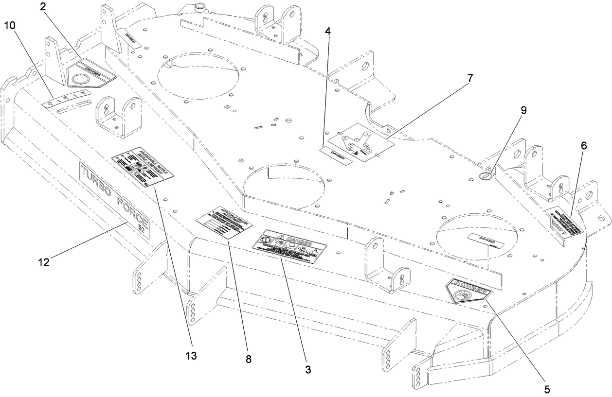 Deck Decal Assembly No. 114-4473