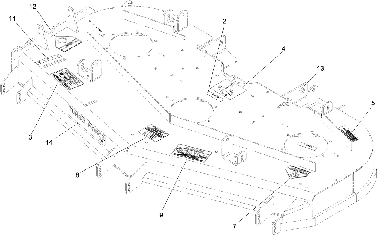 Deck Decal Assembly No. 114-4478
