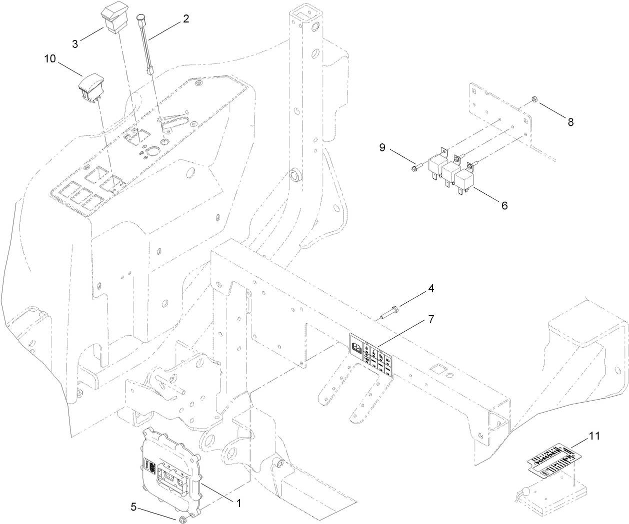 4 Wheel Drive Module Control and Relay Assembly
