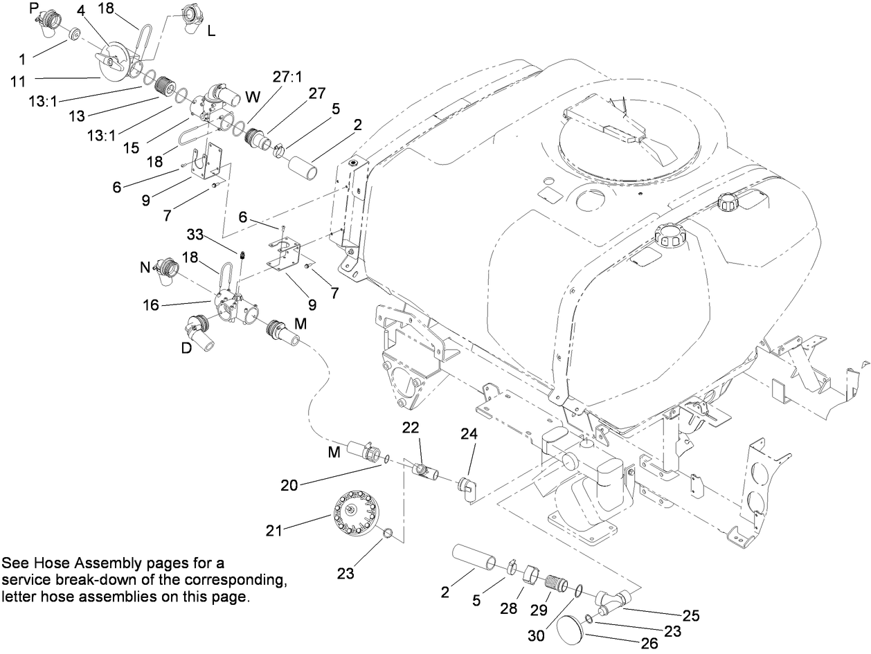 Sprayer Component Assembly No. 1