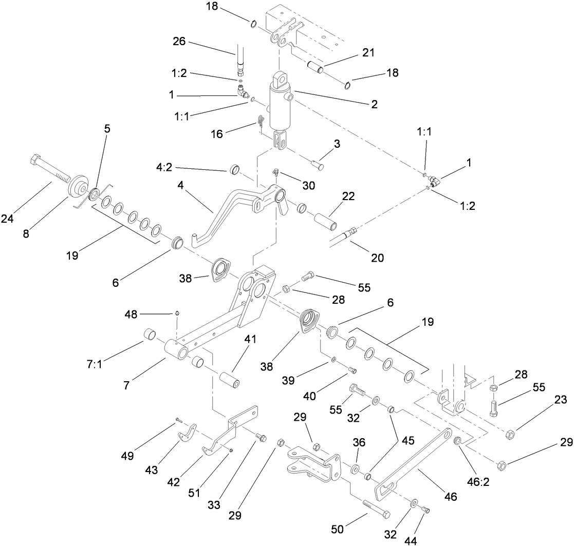 Center Lift Arm Assembly