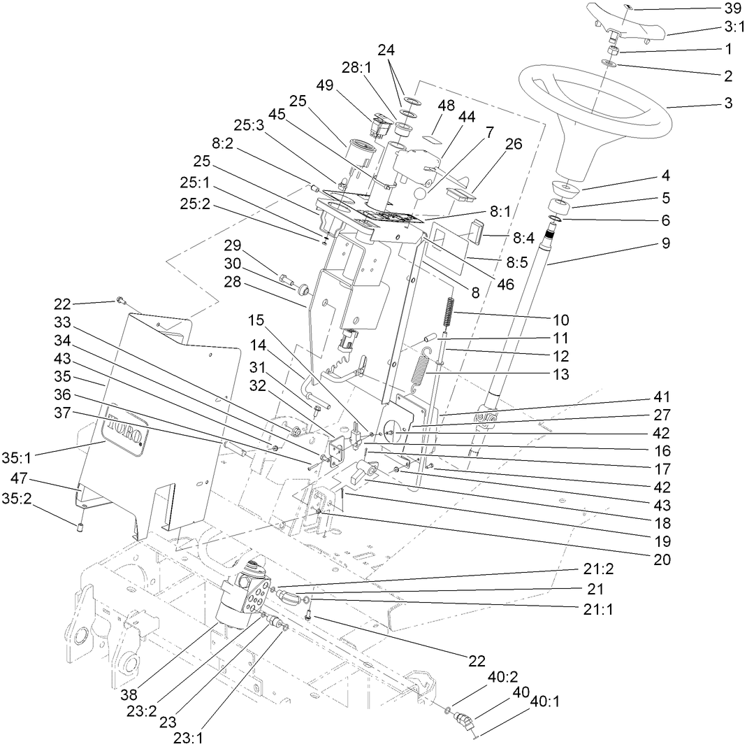 Steering Tower Assembly