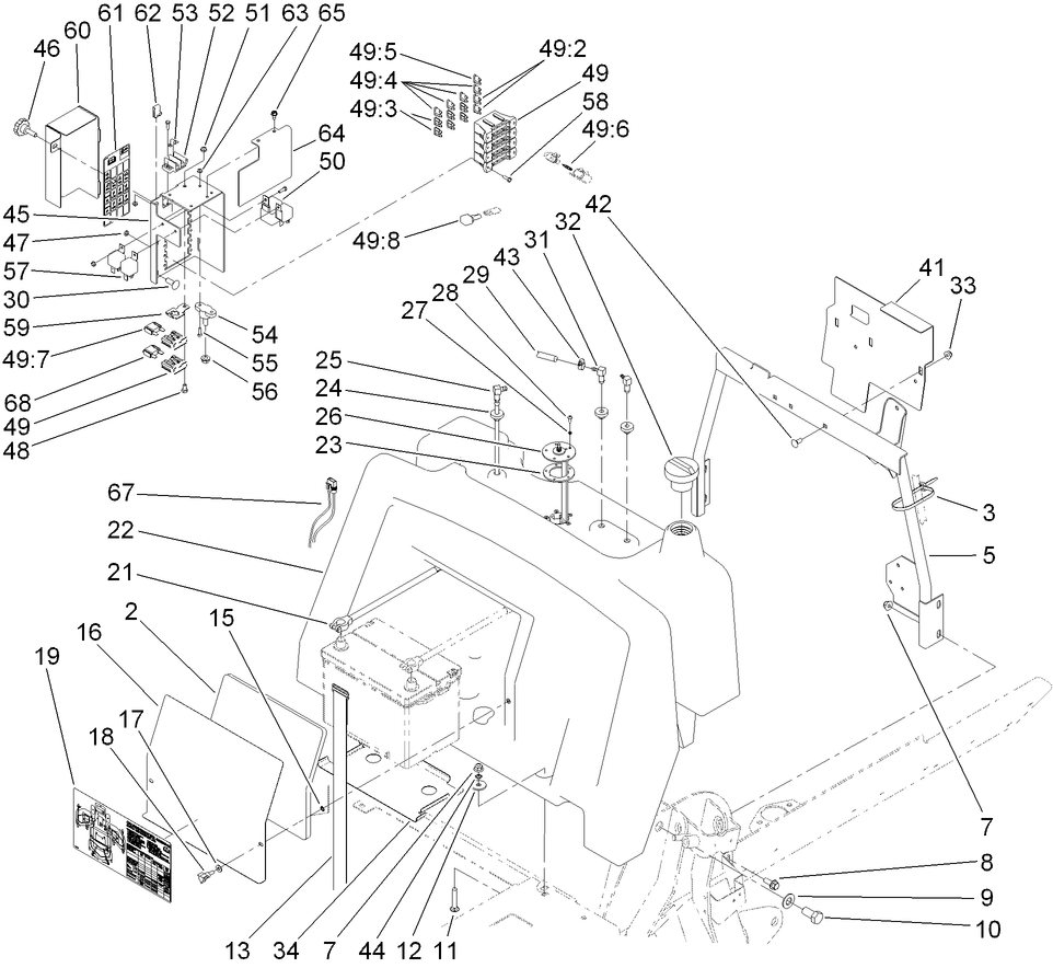 Fuel Tank and Support Assembly