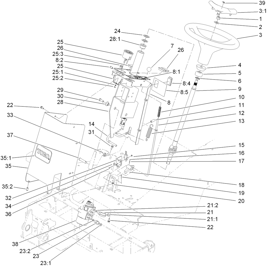 Steering Tower Assembly
