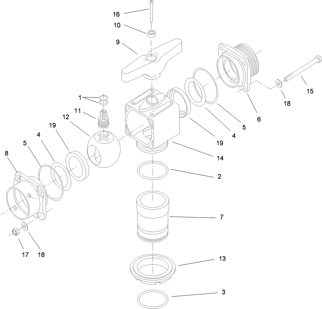 3-Way Valve Assembly No. 104-9069