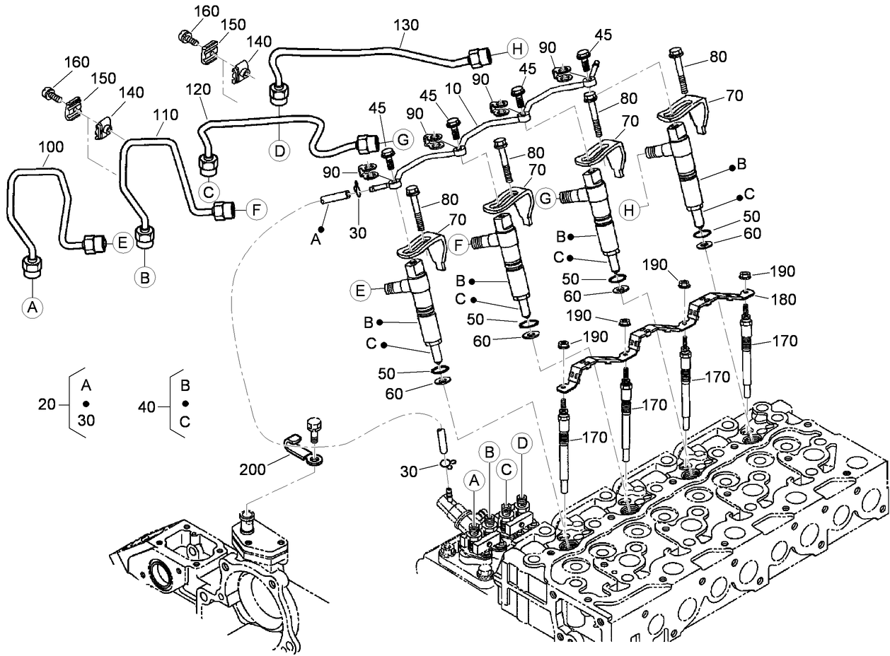 Nozzle Holder and Glow Plug Assembly