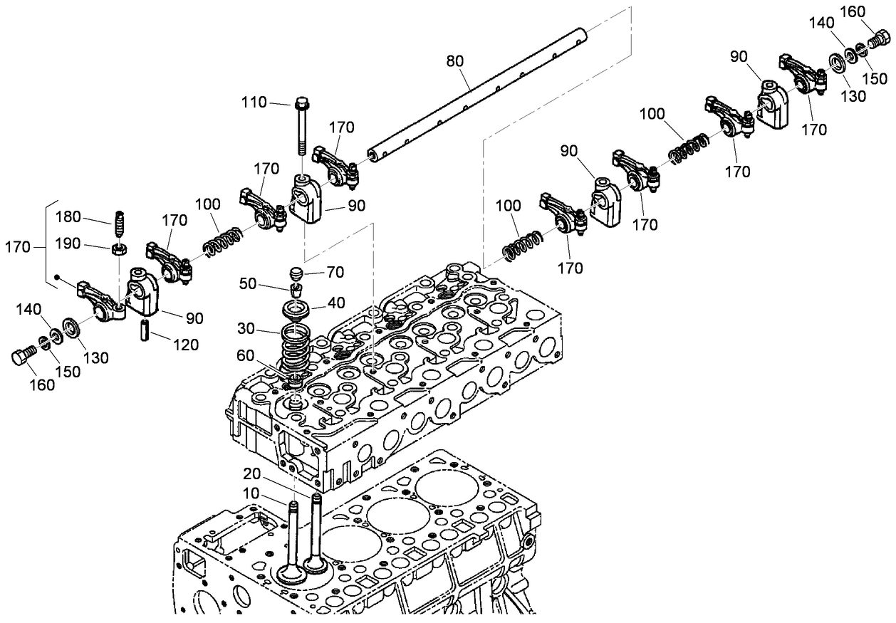 Valve and Rocker Arm Assembly
