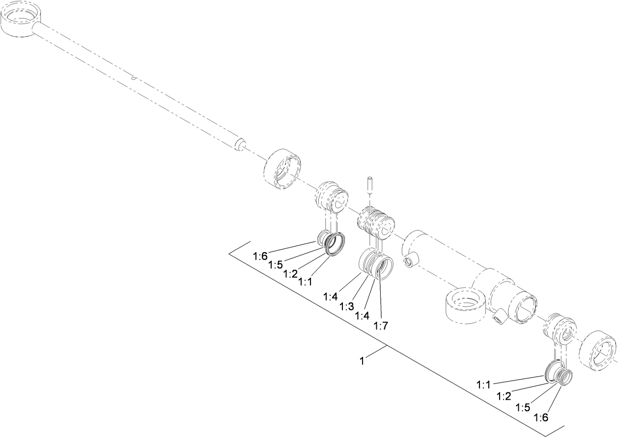 Hydraulic Cylinder Assembly No. 117-4480