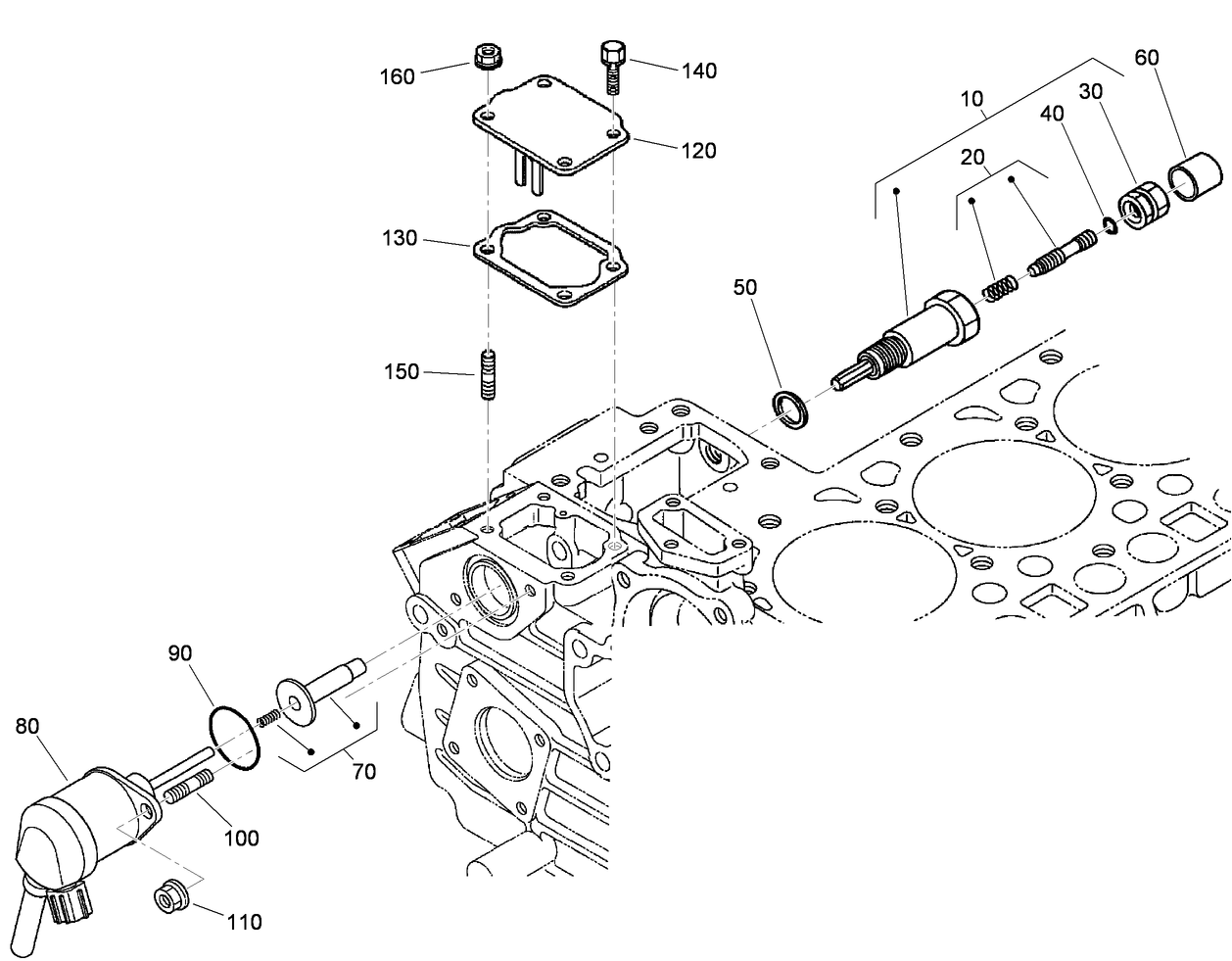 Idle Apparatus and Stop Solenoid Assembly