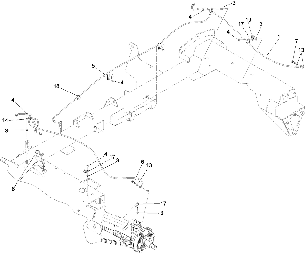 Hydraulic Brake Line Assembly