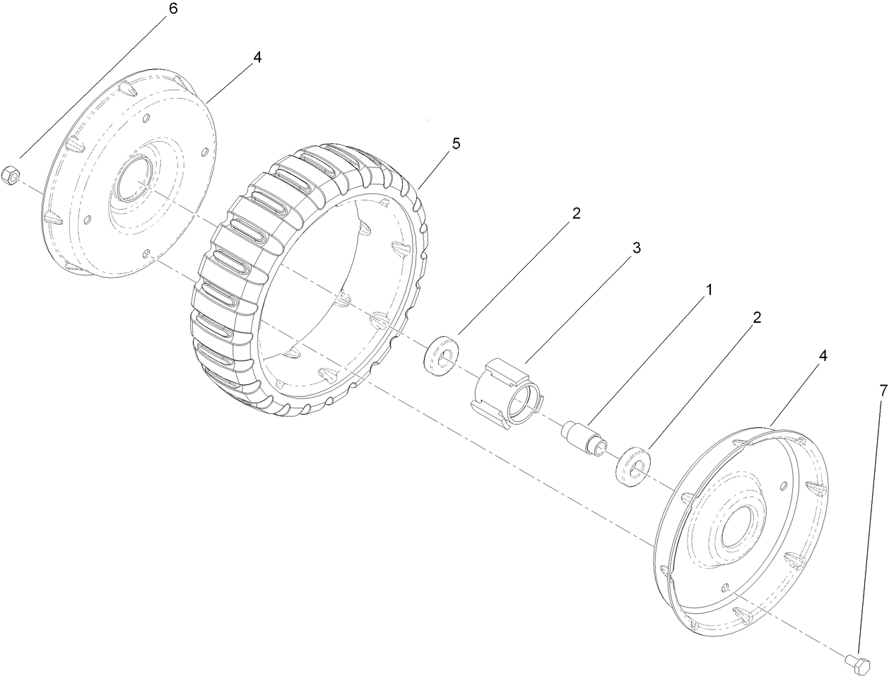 Wheel Assembly No. 117-5252