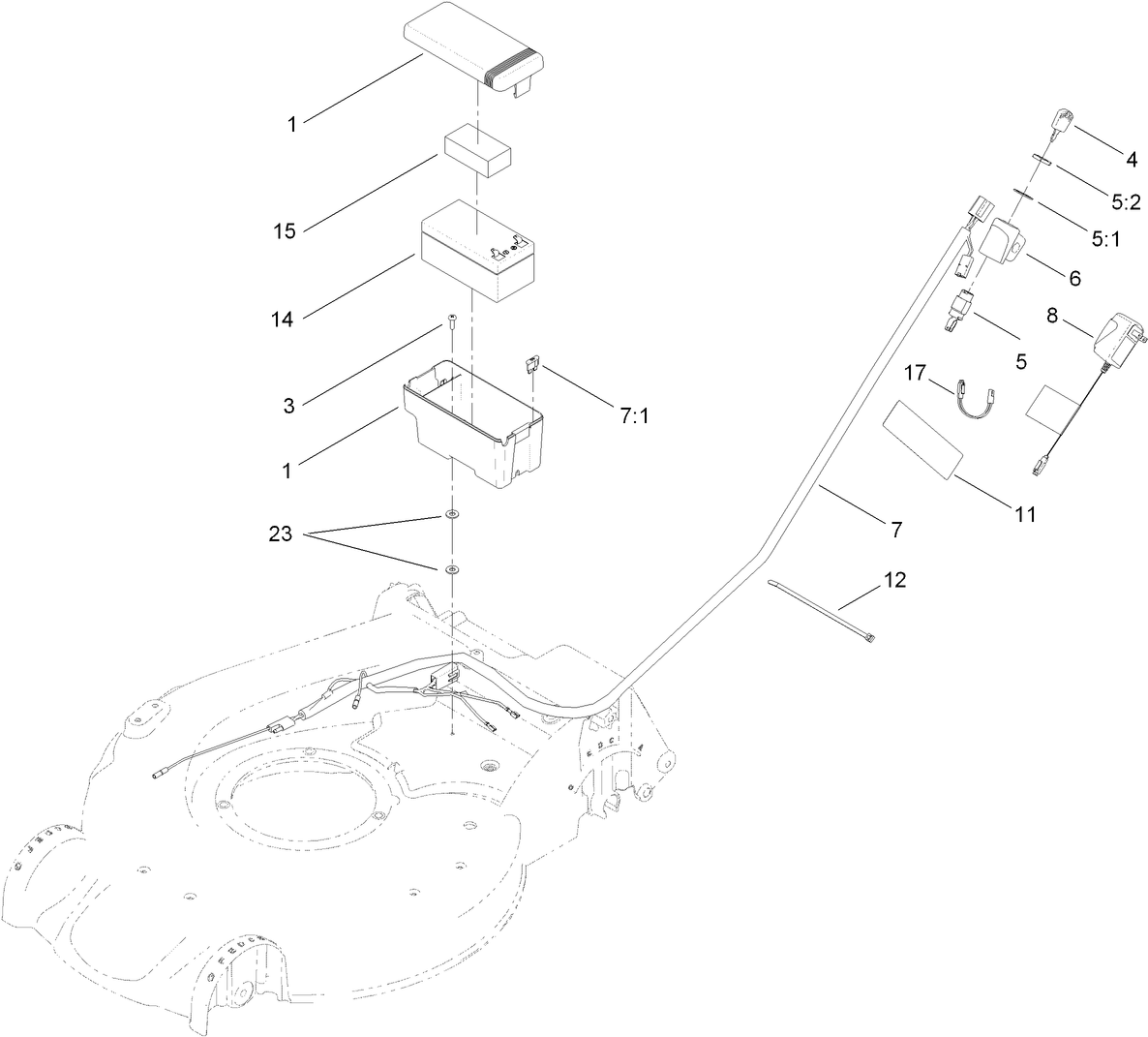 Battery and Harness Assembly