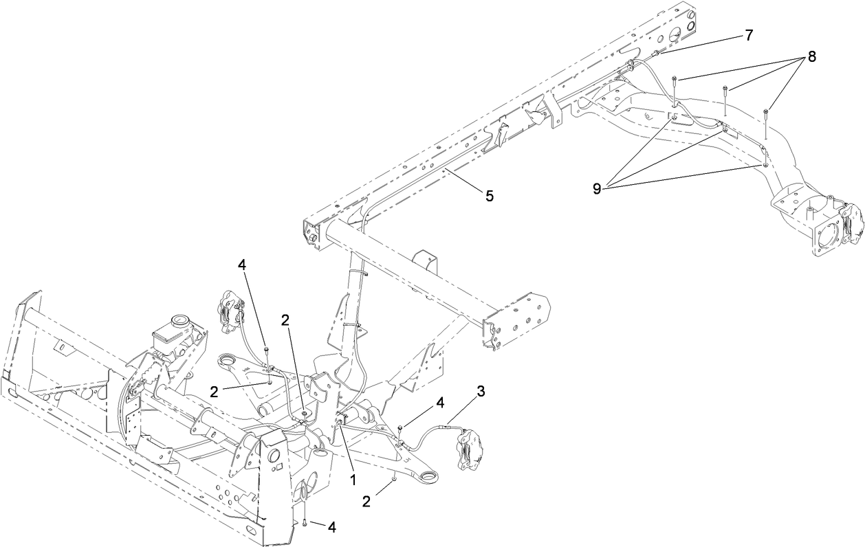 Hydraulic Brake Line Assembly