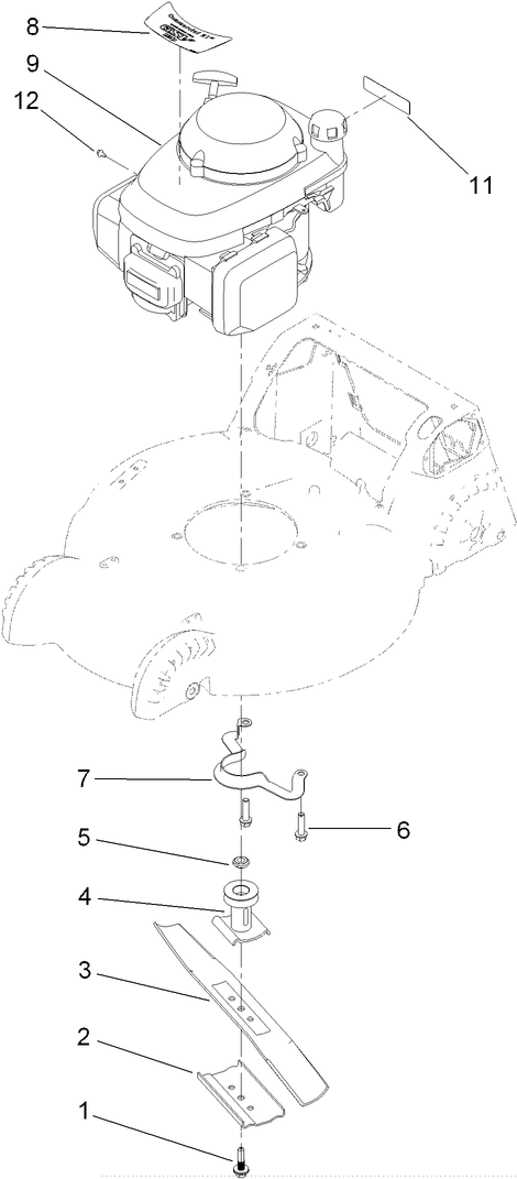 Engine and Blade Assembly