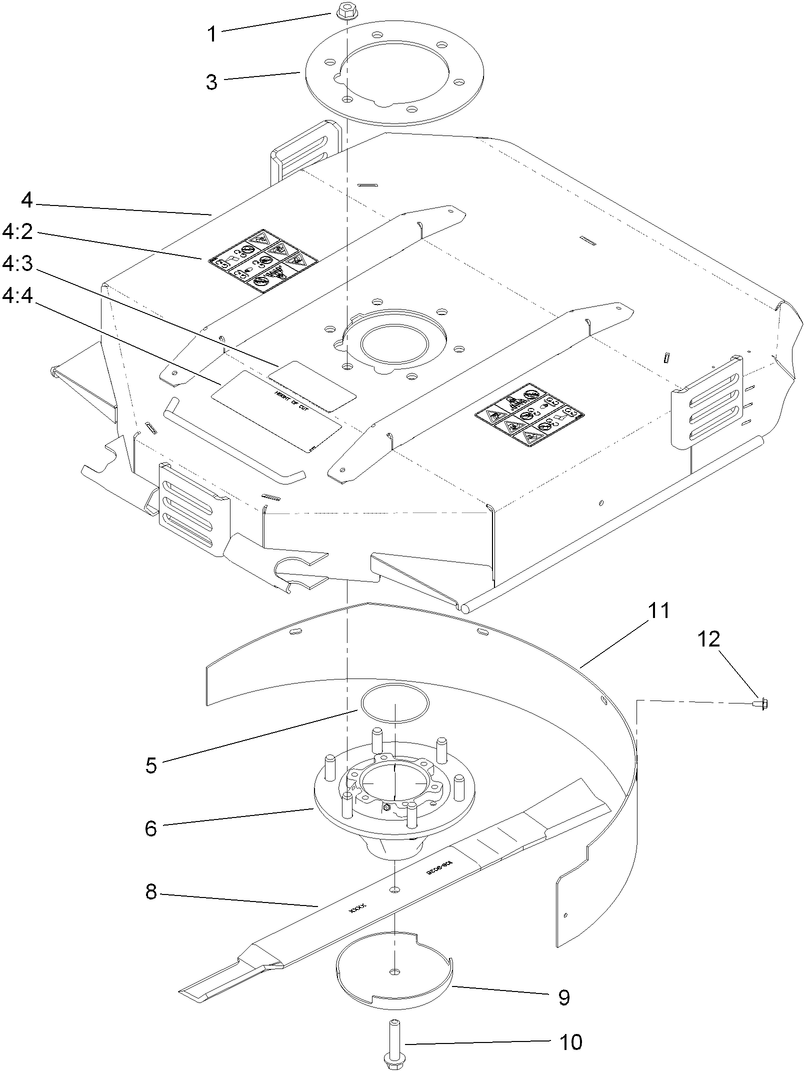 Chamber, Blade and Spindle Assembly