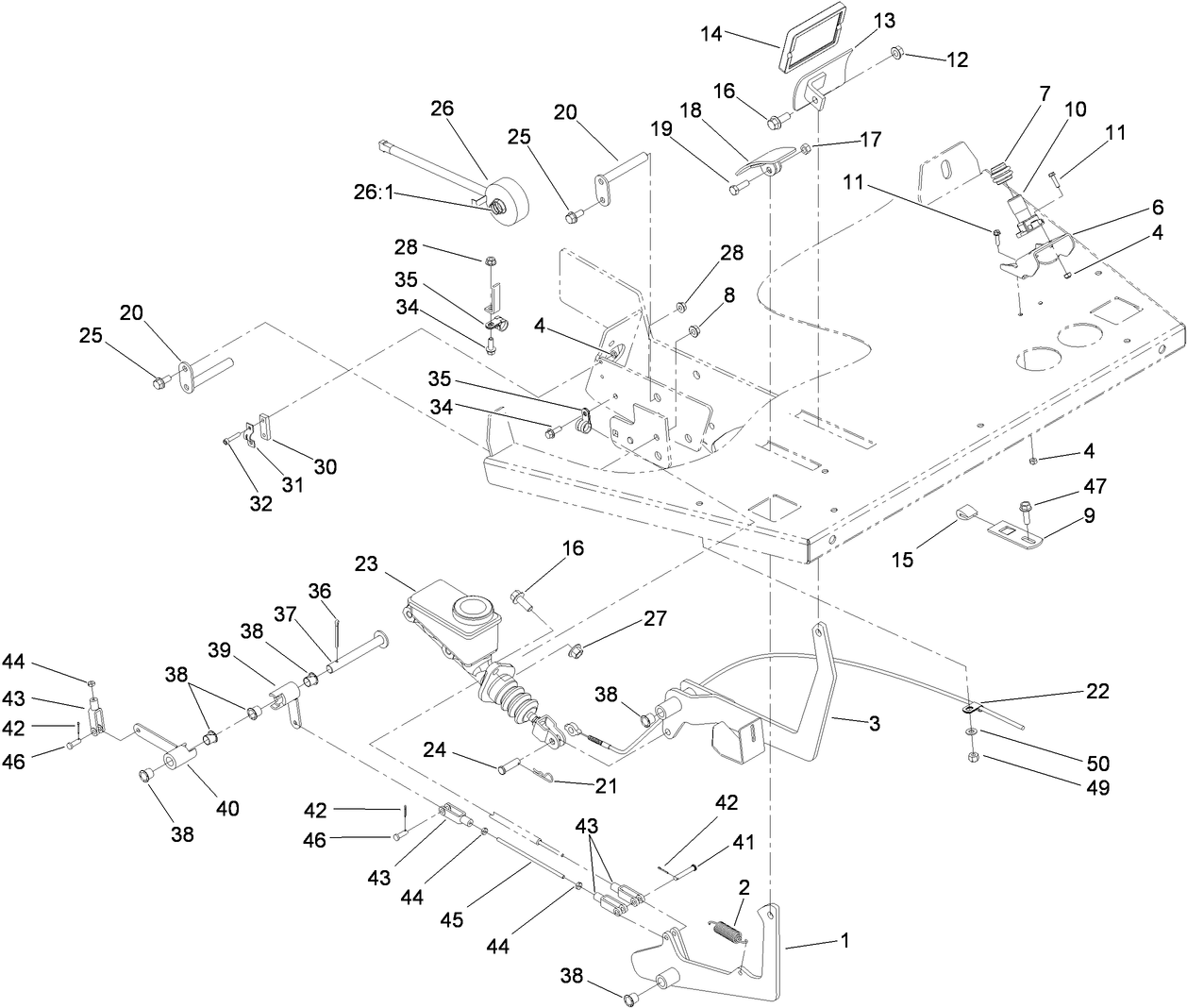Brake and Accelerator Pedal Assembly