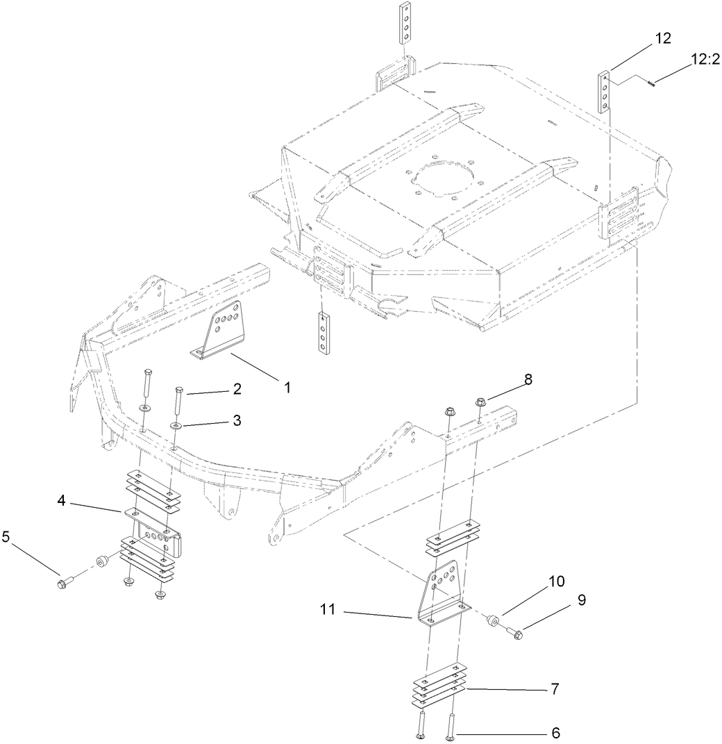 Height-of-Cut Bracket Assembly