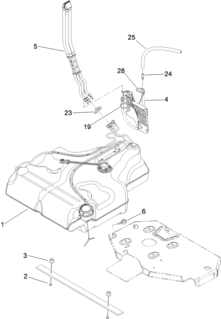Fuel Tank Mounting Assembly