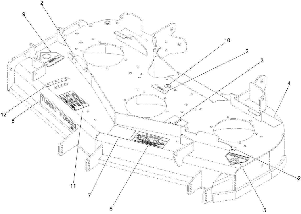 Deck Decal Assembly No. 114-5805